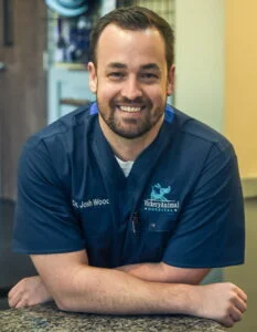 Veterinarian Josh Woods